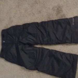 COLUMBIA SNOW PANTS FOR SIZE SMALL CHILD.  Internal sleeve/ pant growth system.